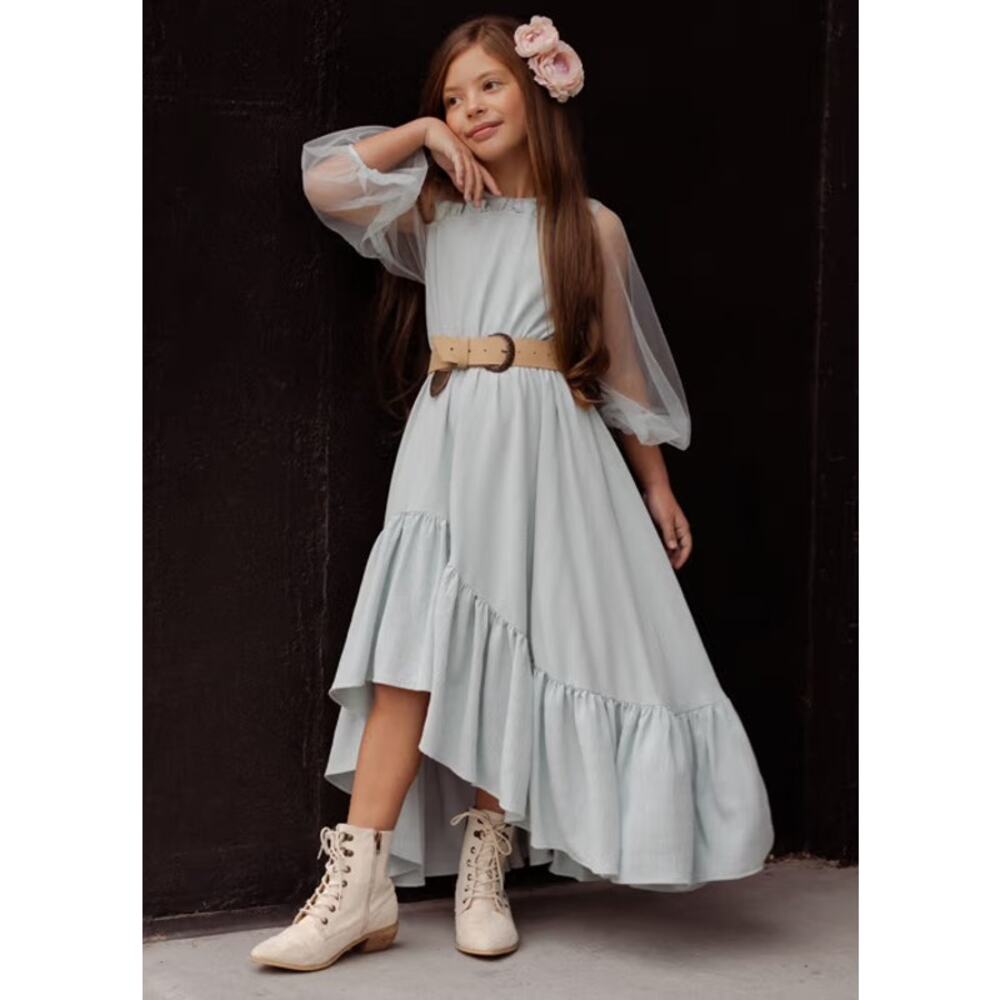 Joyfolie Mia Joy Jespyr Dress in Barely Blue Girl’s Size 6